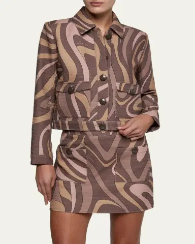 L'Agence Nyx Cropped Jacket | Thumbnail 4 L'Agence Nyx Cropped Jacket | Thumbnail 4