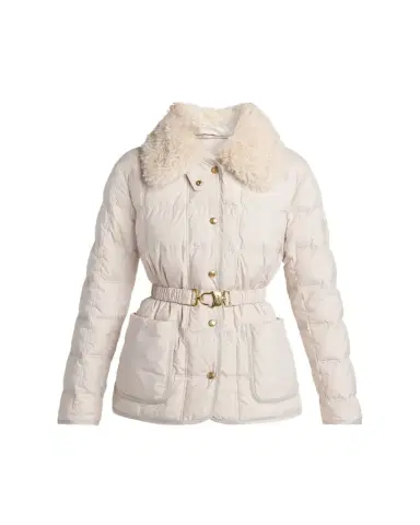 Moncler Cygnes Belted Short Down Jacket | Thumbnail 1 Moncler Cygnes Belted Short Down Jacket | Thumbnail 1