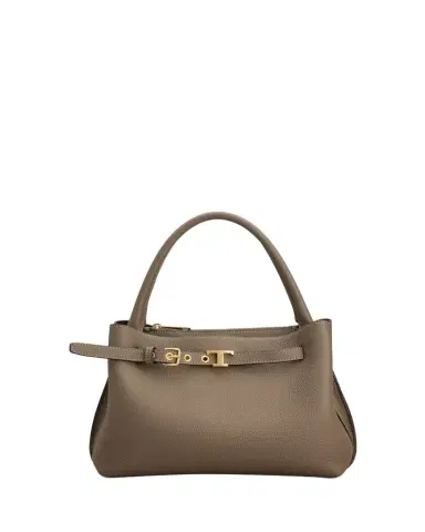 Tod's T Timeless Belted Leather Top-Handle Bag | Thumbnail 1