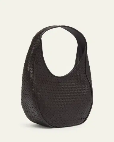 Bottega Veneta Ovetto Oval Leather Shoulder Bag | Thumbnail 8