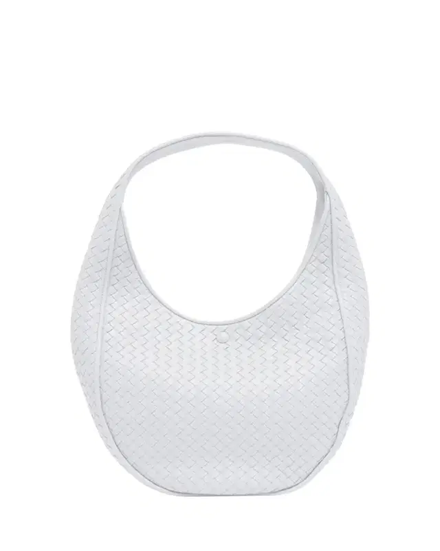 Bottega Veneta Ovetto Oval Leather Shoulder Bag