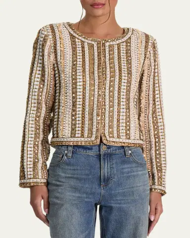 Alice + Olivia Kidman Embellished Jacket | Thumbnail 4 Alice + Olivia Kidman Embellished Jacket | Thumbnail 4