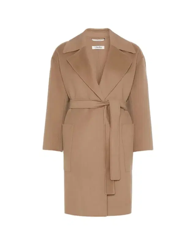 Max Mara Velo Wool Long Wrap Coat