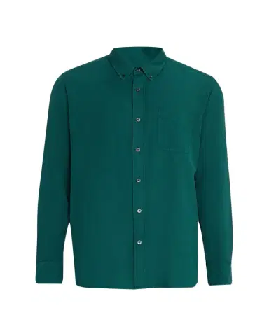 Tom Ford Men's Cotton and Cashmere Pocket Sport Shirt | Thumbnail 1 Tom Ford Men's Cotton and Cashmere Pocket Sport Shirt | Thumbnail 1