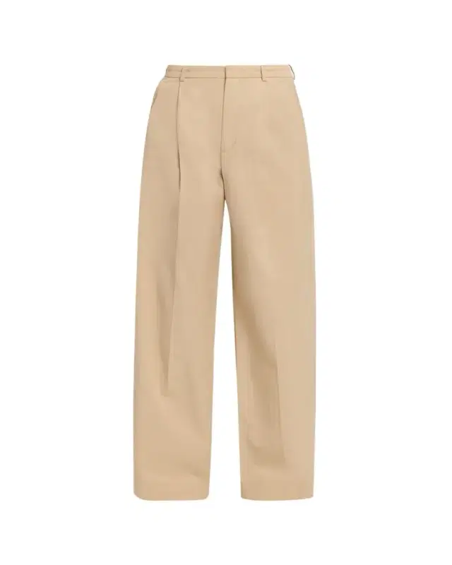 Camille Mid-Rise Cotton-Blend Trousers