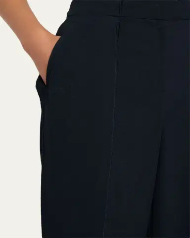 Jason Wu Collection Asymmetric Pleat Straight-Leg Cady Trousers | Thumbnail 5 Jason Wu Collection Asymmetric Pleat Straight-Leg Cady Trousers | Thumbnail 5