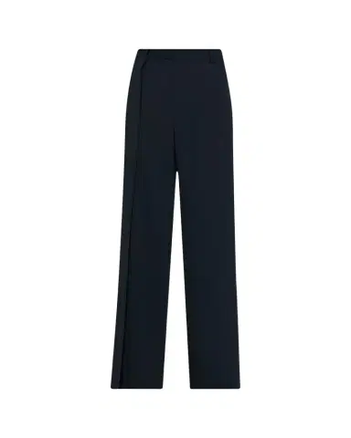 Jason Wu Collection Asymmetric Pleat Straight-Leg Cady Trousers | Thumbnail 1 Jason Wu Collection Asymmetric Pleat Straight-Leg Cady Trousers | Thumbnail 1