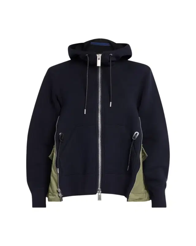 Sponge Sweat x Nylon Twill Hoodie