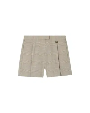 Burberry Raina Glen Plaid Wool Shorts | Thumbnail 1 Burberry Raina Glen Plaid Wool Shorts | Thumbnail 1