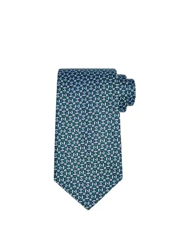 Charvet Men's Petite Geometric Silk Tie | Thumbnail 1