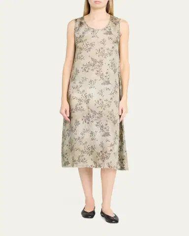 R13 Floral Sleeveless Midi Dress | Thumbnail 2 R13 Floral Sleeveless Midi Dress | Thumbnail 2