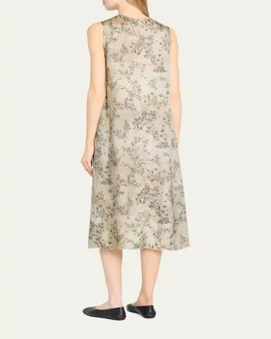 R13 Floral Sleeveless Midi Dress | Thumbnail 3 R13 Floral Sleeveless Midi Dress | Thumbnail 3