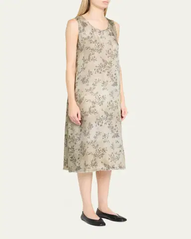 R13 Floral Sleeveless Midi Dress | Thumbnail 4 R13 Floral Sleeveless Midi Dress | Thumbnail 4