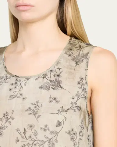R13 Floral Sleeveless Midi Dress | Thumbnail 5 R13 Floral Sleeveless Midi Dress | Thumbnail 5