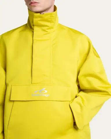 Balenciaga Men's 3B Sports Icon Quarter-Zip Jacket | Thumbnail 5 Balenciaga Men's 3B Sports Icon Quarter-Zip Jacket | Thumbnail 5