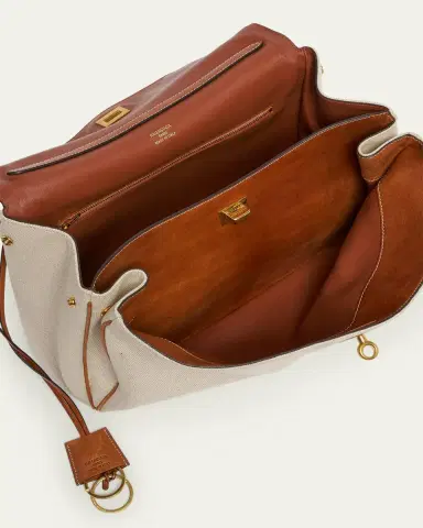 Balenciaga Rodeo Medium Canvas Top-Handle Bag | Thumbnail 4 Balenciaga Rodeo Medium Canvas Top-Handle Bag | Thumbnail 4