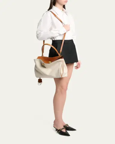 Balenciaga Rodeo Medium Canvas Top-Handle Bag | Thumbnail 5 Balenciaga Rodeo Medium Canvas Top-Handle Bag | Thumbnail 5