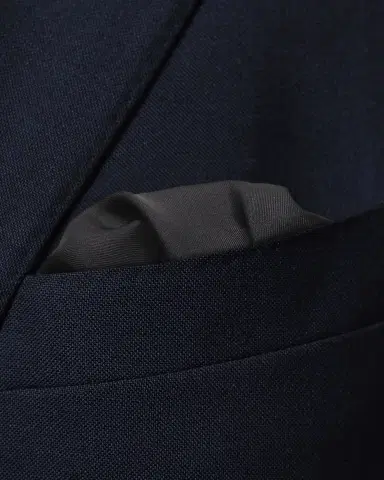 Eton White Silk Pocket Square | Thumbnail 3