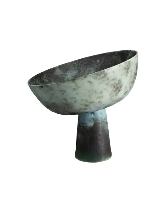 L 'Objet Medium Terra Bowl on Stand