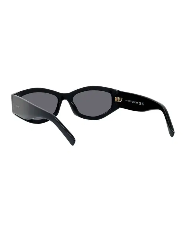 GV Day Geometric Acetate Oval Sunglasses