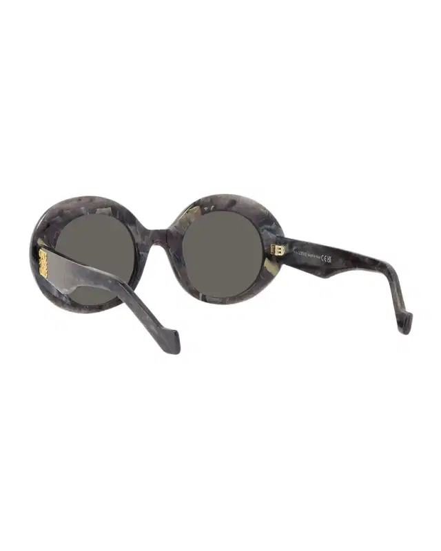 Loewe Oval Acetate Sunglasses W/ Anagram
