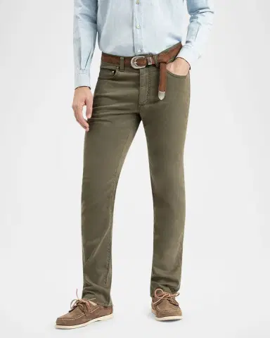 Boglioli Men 's 5-Pocket Twill Pants | Thumbnail 4
