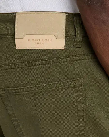 Boglioli Men 's 5-Pocket Twill Pants | Thumbnail 5