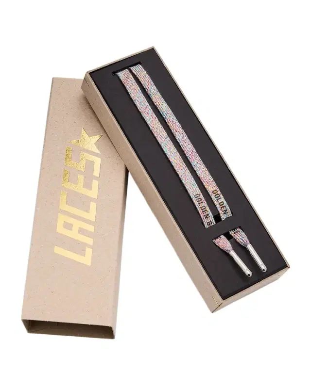 Golden Goose Multicolor Logo Lace Kit