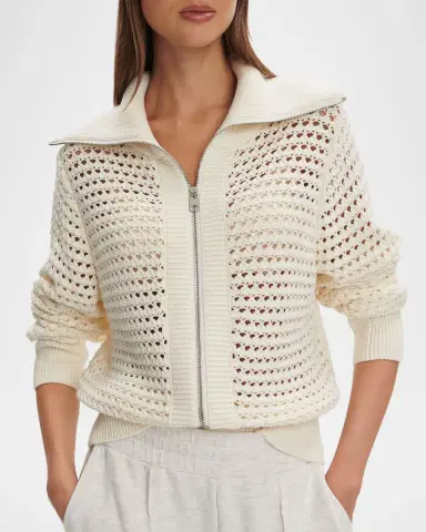Varley Eloise Full-Zip Knit Jacket | Thumbnail 4 Varley Eloise Full-Zip Knit Jacket | Thumbnail 4