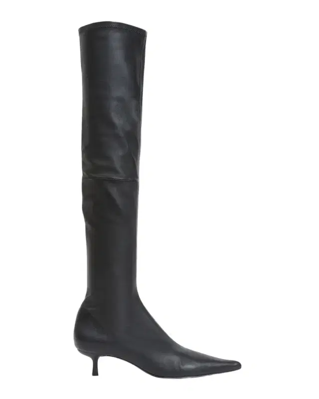 Joni Stretch Leather Over-The-Knee Boots