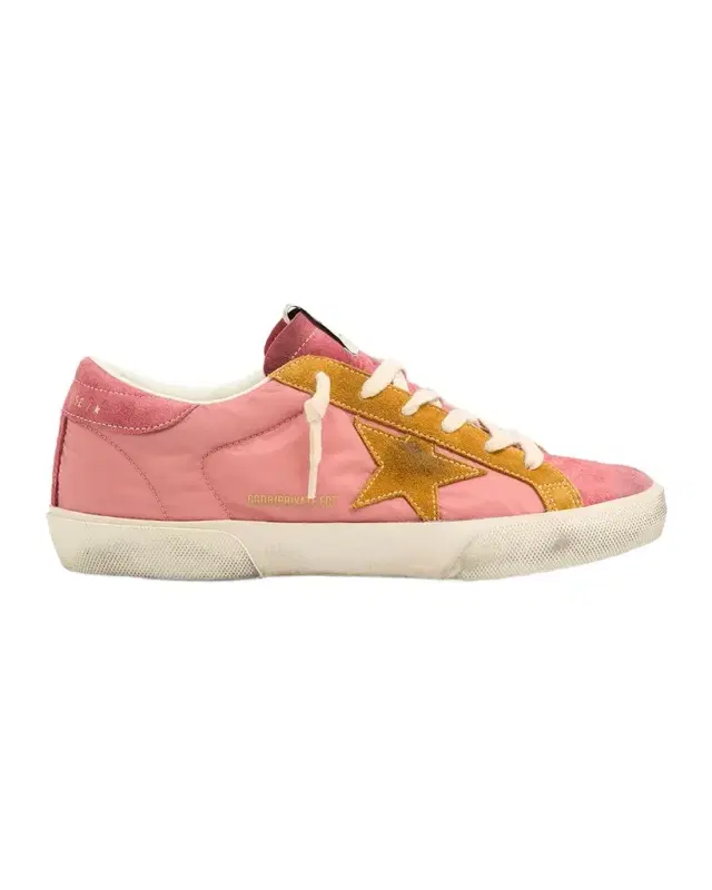 Super-Star Nylon and Suede Low-Top Sneakers