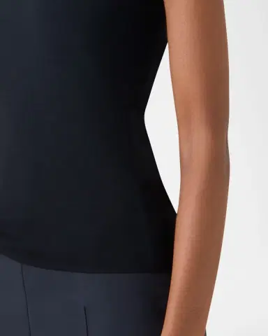 Akris Crewneck Stretch Silk Knit Top | Thumbnail 5 Akris Crewneck Stretch Silk Knit Top | Thumbnail 5