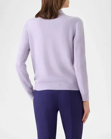 Akris Cashmere Knit Polo Sweater | Thumbnail 3