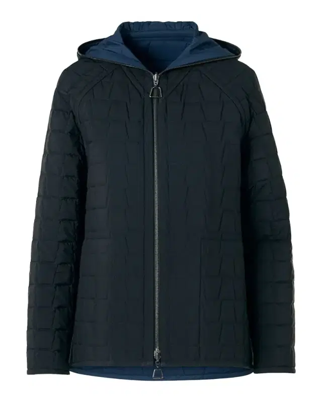 Akris Enon Reversible Trapezoid Quilted Blouson