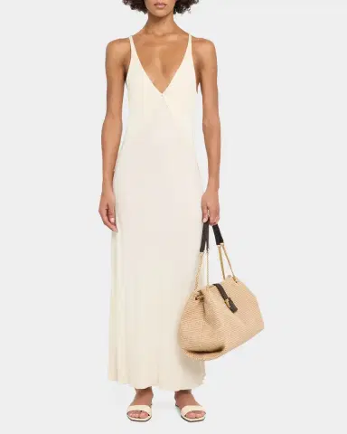 Ferragamo New Line Raffia Tote Bag | Thumbnail 4 Ferragamo New Line Raffia Tote Bag | Thumbnail 4