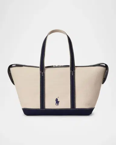 Polo Ralph Lauren Polo Bear Canvas Shopper Tote Bag | Thumbnail 2