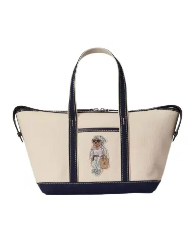 Polo Ralph Lauren Polo Bear Canvas Shopper Tote Bag | Thumbnail 1