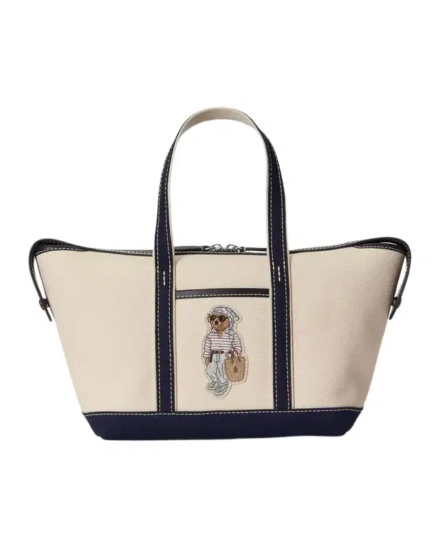 Polo Ralph Lauren Polo Bear Canvas Shopper Tote Bag