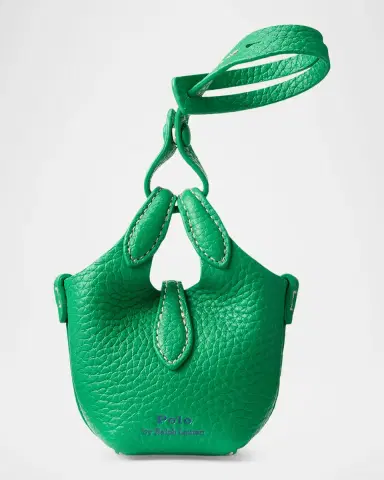 Polo Ralph Lauren Polo Play Leather Bag Charm | Thumbnail 2 Polo Ralph Lauren Polo Play Leather Bag Charm | Thumbnail 2