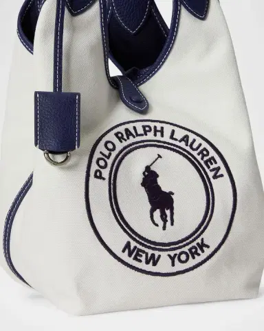 Polo Ralph Lauren Polo Play Medium Crest Canvas Tote Bag | Thumbnail 3 Polo Ralph Lauren Polo Play Medium Crest Canvas Tote Bag | Thumbnail 3