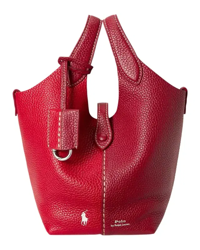 Play Mini Pebbled Leather Tote Bag