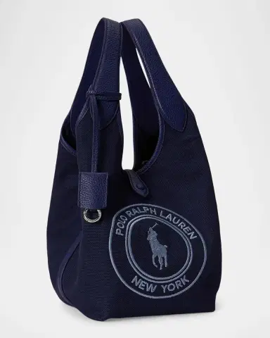 Polo Ralph Lauren Polo Play Medium Crest Canvas Tote Bag | Thumbnail 5 Polo Ralph Lauren Polo Play Medium Crest Canvas Tote Bag | Thumbnail 5