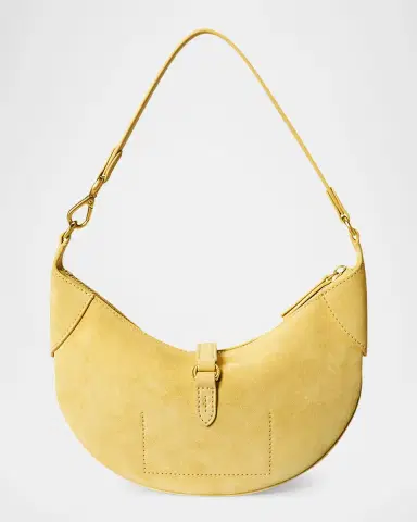Polo Ralph Lauren Polo ID Suede Mini Shoulder Bag | Thumbnail 3 Polo Ralph Lauren Polo ID Suede Mini Shoulder Bag | Thumbnail 3