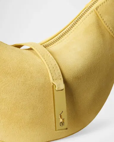 Polo Ralph Lauren Polo ID Suede Mini Shoulder Bag | Thumbnail 4 Polo Ralph Lauren Polo ID Suede Mini Shoulder Bag | Thumbnail 4