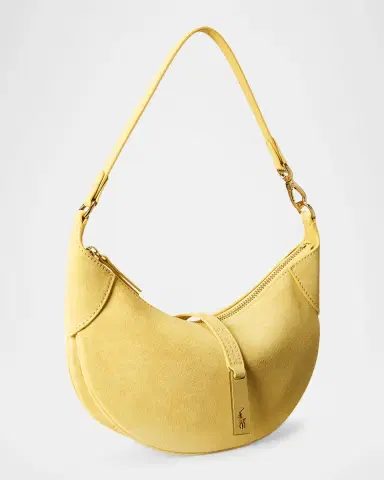 Polo Ralph Lauren Polo ID Suede Mini Shoulder Bag | Thumbnail 7 Polo Ralph Lauren Polo ID Suede Mini Shoulder Bag | Thumbnail 7