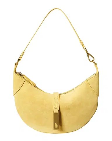 Polo Ralph Lauren Polo ID Suede Mini Shoulder Bag | Thumbnail 1 Polo Ralph Lauren Polo ID Suede Mini Shoulder Bag | Thumbnail 1