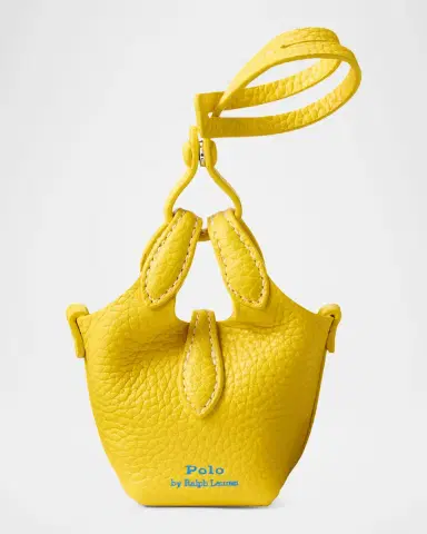 Polo Ralph Lauren Polo Play Leather Bag Charm | Thumbnail 2 Polo Ralph Lauren Polo Play Leather Bag Charm | Thumbnail 2