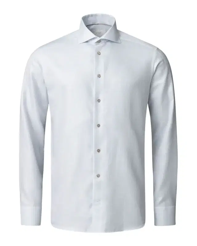 Men 's Semi Solid Cotton Linen Contemporary-Fit Dress Shirt