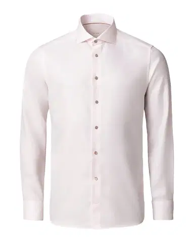 Eton Men's Elevated Semi Solid Cotton Linen Contemporary-Fit Dress Shirt | Thumbnail 1
