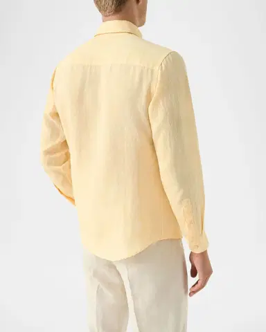 Eton Men's Solid Linen Button-Down Shirt | Thumbnail 2